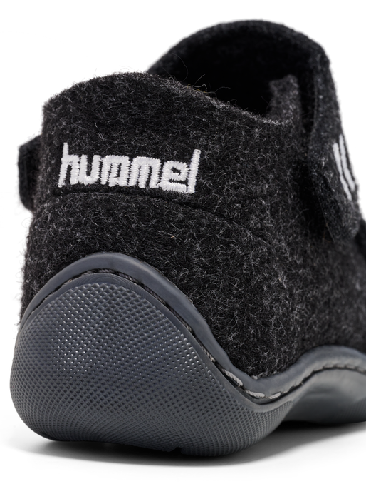 WOOL SLIPPER INFANT  , BLACK WOOL SLIPPER INFANT  , BLACK, packshot