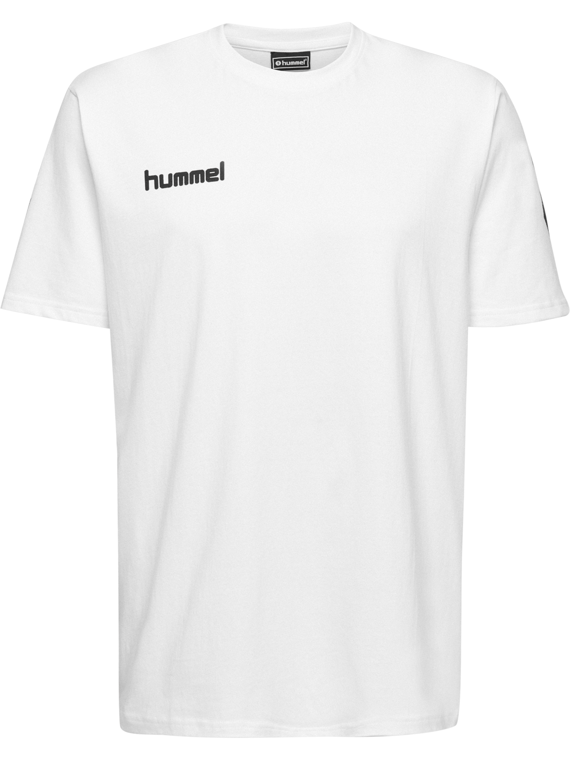 HUMMEL GO COTTON T-SHIRT S/S, WHITE, packshot
