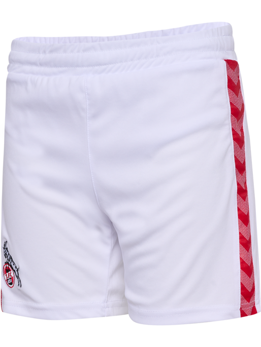 1FCK 23/24 HOME SHORTS KIDS, WHITE/TRUE RED 1FCK 23/24 HOME SHORTS KIDS, WHITE/TRUE RED, packshot