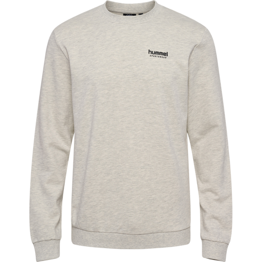 hmlLGC GABE SWEATSHIRT, TOFU MELANGE, packshot