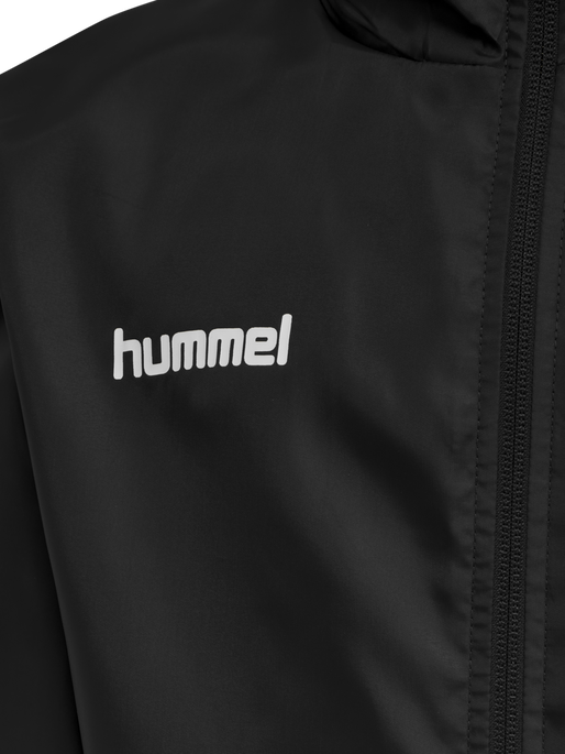 hmlPROMO RAIN JACKET KIDS, BLACK hmlPROMO RAIN JACKET KIDS, BLACK, packshot