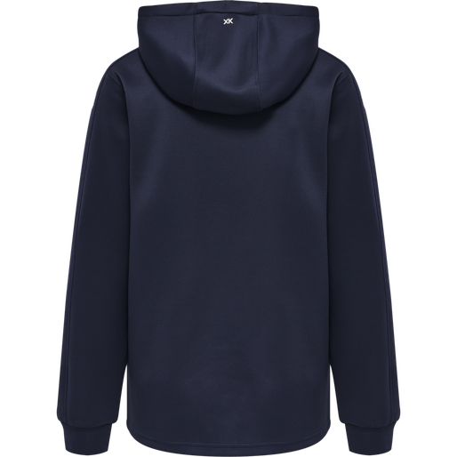 hmlCORE XK POLY ZIP HOOD SWEAT WOMA, MARINE hmlCORE XK POLY ZIP HOOD SWEAT WOMA, MARINE, packshot