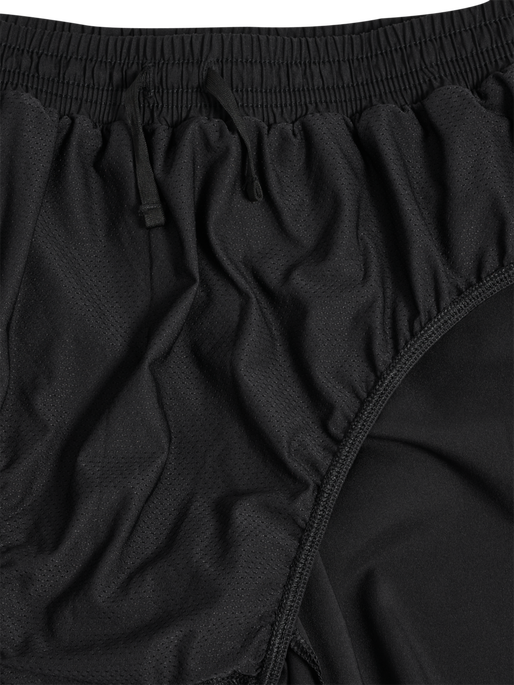 hmlRUN SHORTS, BLACK, packshot