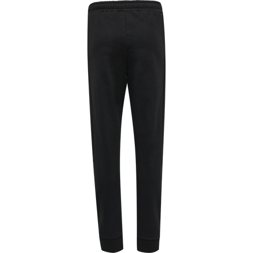 hmlOFFGRID COTTON PANTS KIDS, JET BLACK/FORGED IRON, packshot