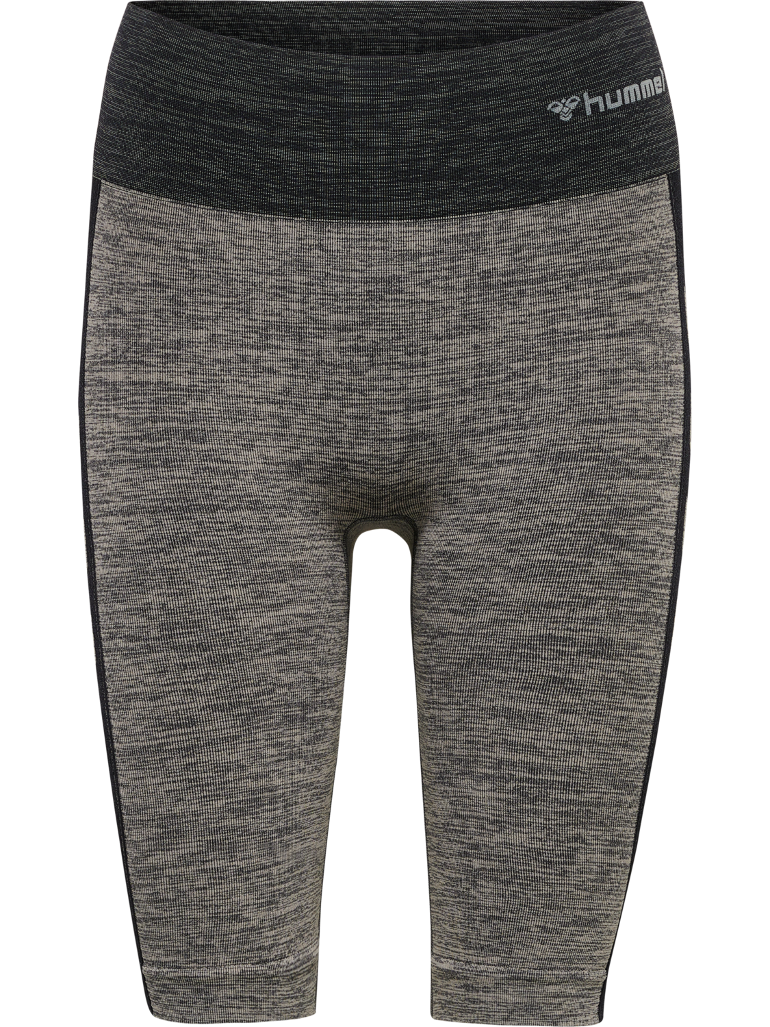 hmlCLEA SEAMLESS CYCLING SHORTS, CHATEAU GRAY/BLACK MELANGE, packshot