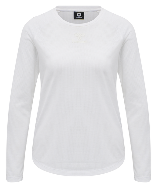hmlVANJA T-SHIRT L/S, WHITE, packshot