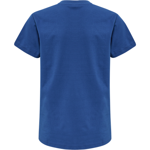 hmlRED BASIC T-SHIRT S/S KIDS, TRUE BLUE, packshot