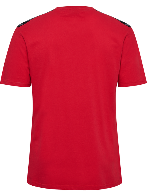 hmlAUTHENTIC CO T-SHIRT S/S, TRUE RED hmlAUTHENTIC CO T-SHIRT S/S, TRUE RED, packshot