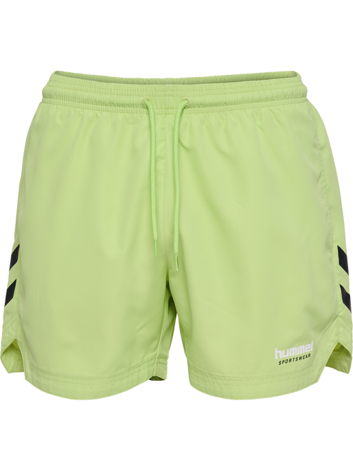 hmlNED SWIM SHORTS, LETTUCE GREEN, packshot