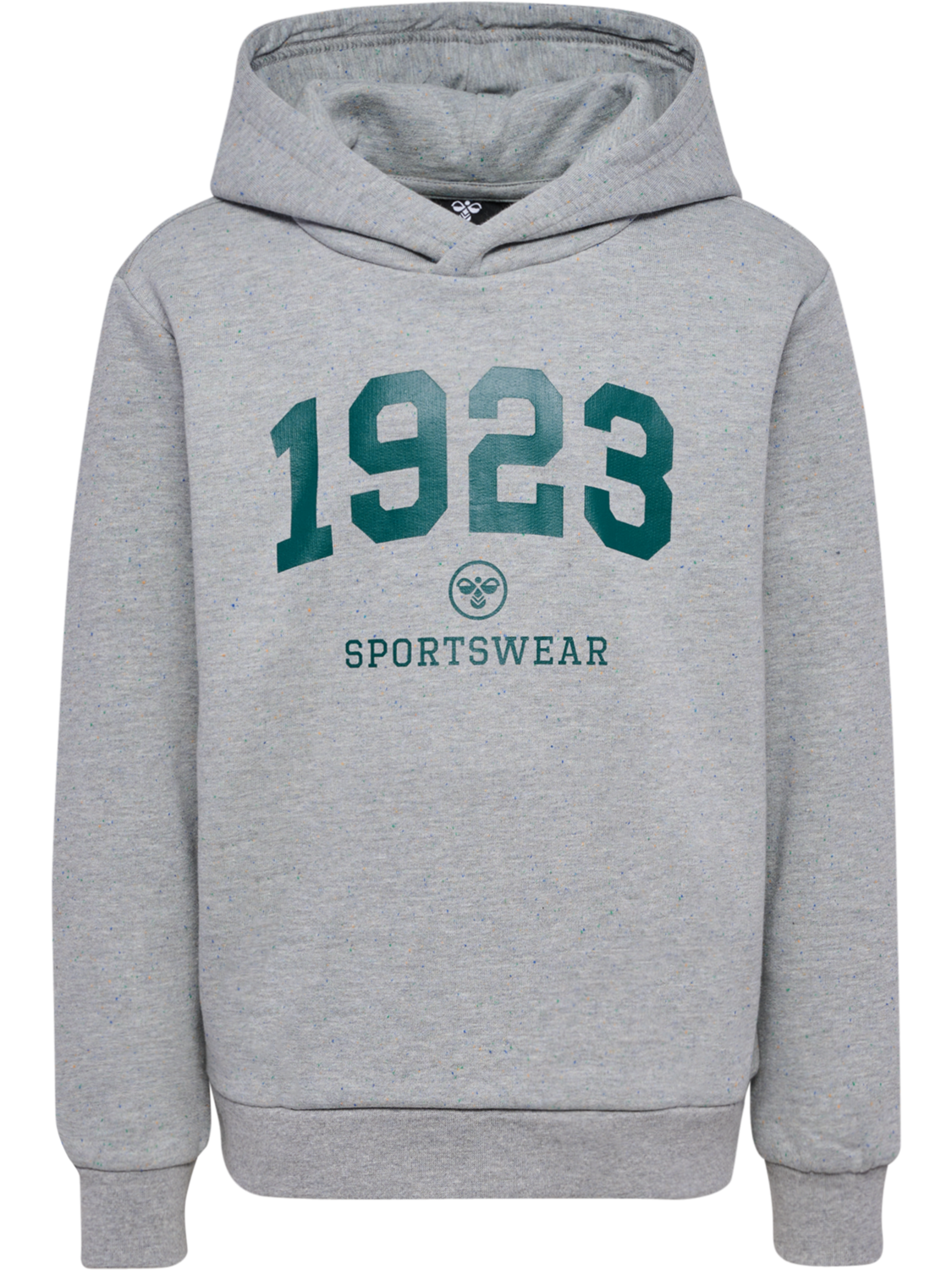 hmlNIPPS HOODIE, LIGHT GREY MELANGE, packshot