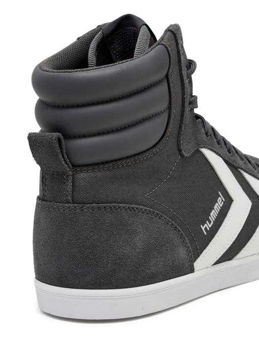 HUMMEL SLIMMER STADIL HIGH, CASTLE ROCK/WHITE KH, packshot