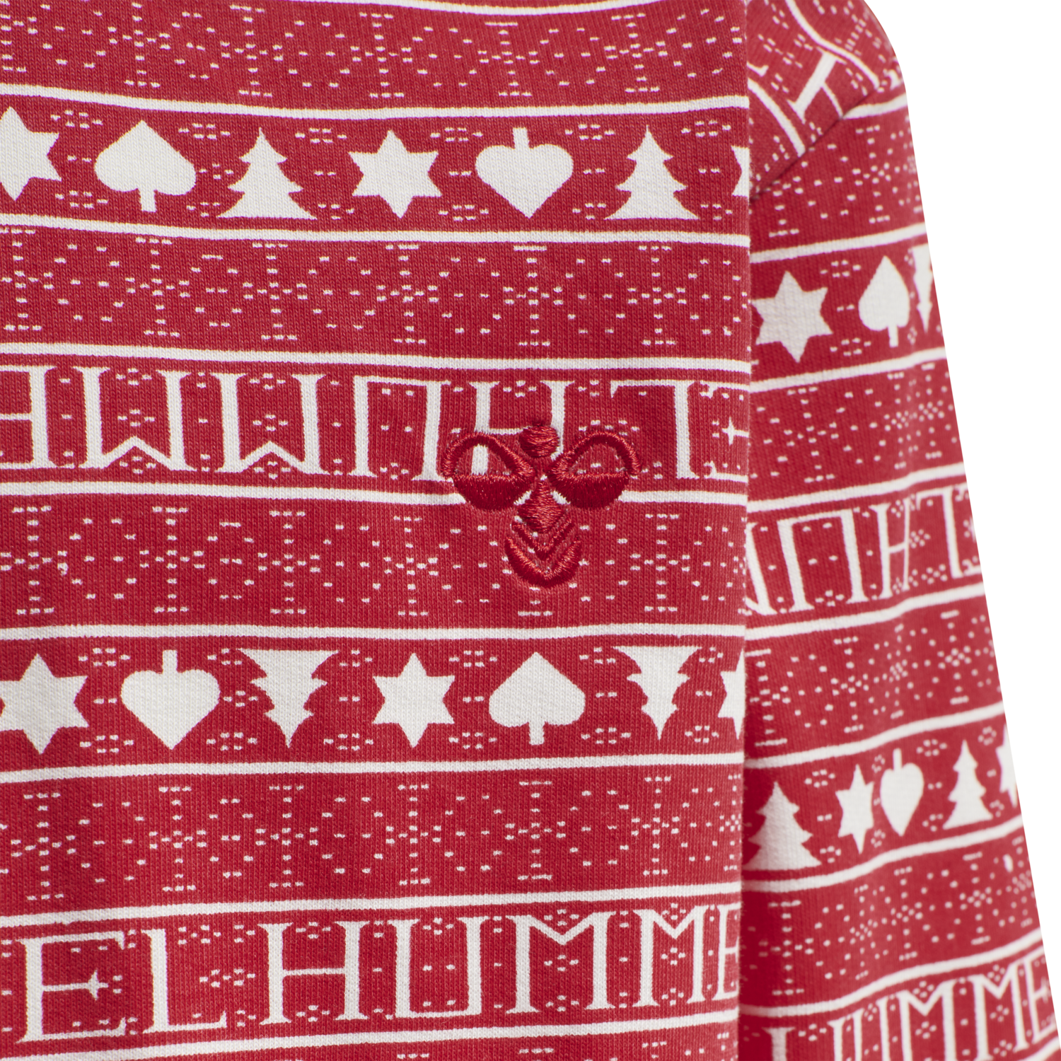 hmlRUDOLPH SWEATSHIRT, TRUE RED, packshot