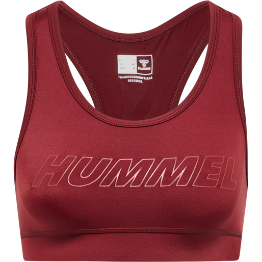 hmlTE TOLA SPORTS BRA, CABERNET, packshot