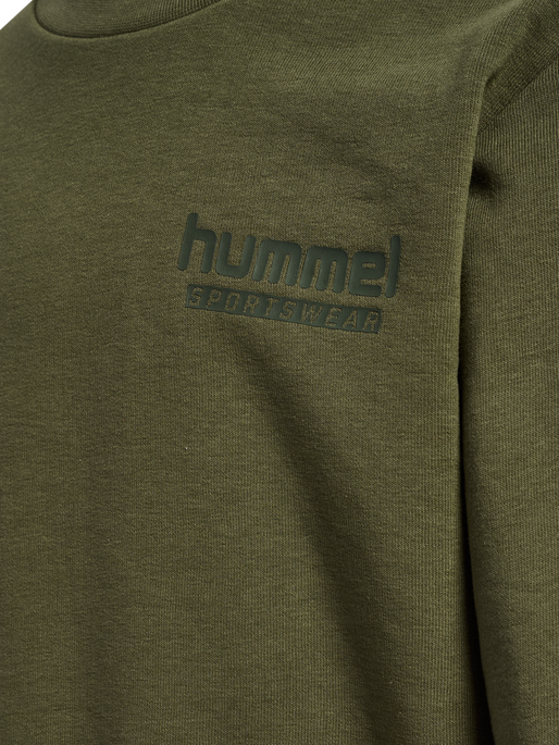 hmlJR BASE SWEAT SET, WINTER MOSS, packshot