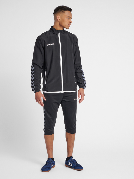 hmlAUTHENTIC MICRO JACKET, BLACK/WHITE, model