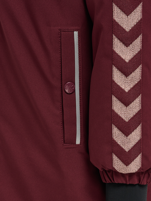 hmlLEAF TEX COAT, WINDSOR WINE hmlLEAF TEX COAT, WINDSOR WINE, packshot