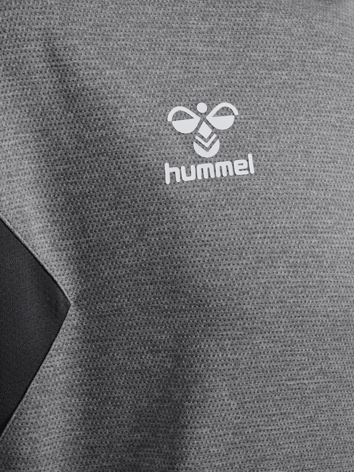 hmlAUTHENTIC PL HOODIE, GREY MELANGE, packshot