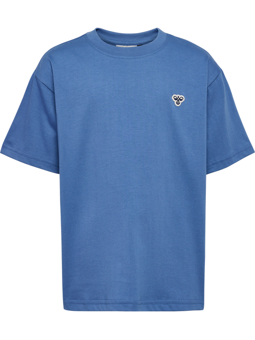 hmlJR LOOSE T-SHIRT S/S BEE, DUTCH BLUE hmlJR LOOSE T-SHIRT S/S BEE, DUTCH BLUE, packshot