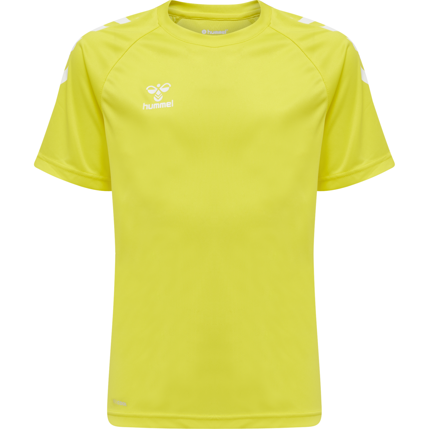 hmlCORE XK CORE POLY TEE S/S KIDS, BLAZING YELLOW, packshot