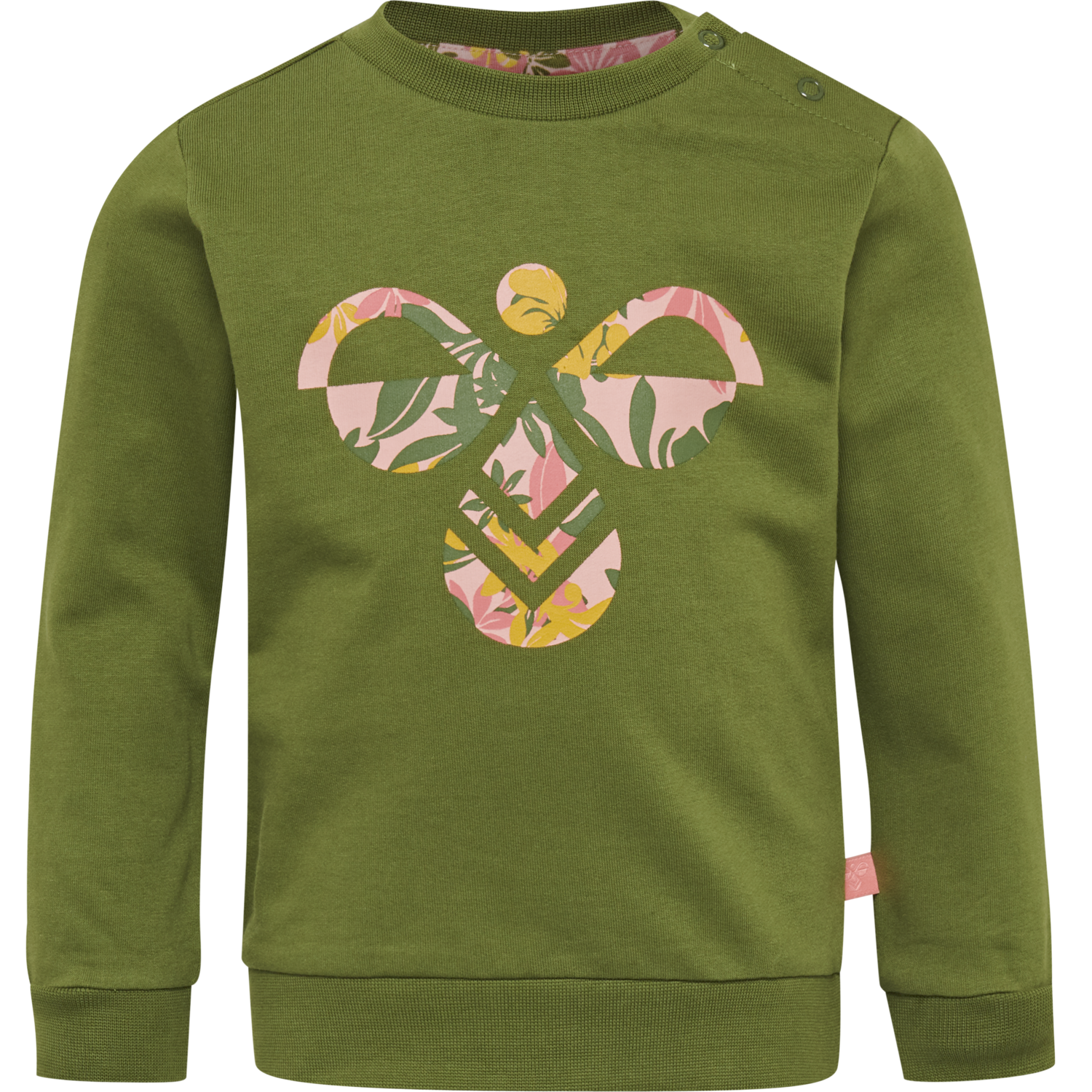 hmlLIME SWEATSHIRT, PESTO, packshot