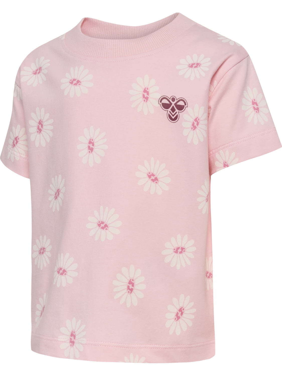 hmlMINI LOOSE FLOWER T-SHIRT S/S, PALE LILAC, packshot
