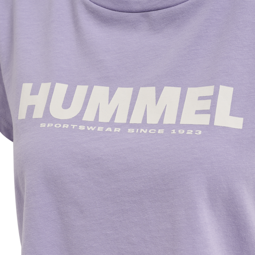 hmlLEGACY WOMAN CROPPED T-SHIRT, HEIRLOOM LILAC, packshot