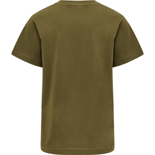 hmlTRES T-SHIRT S/S, DARK OLIVE, packshot