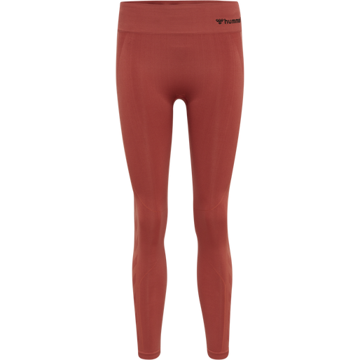 hmlMT UNA SEAMLESS MID WAIST TIGHTS, MARSALA, packshot