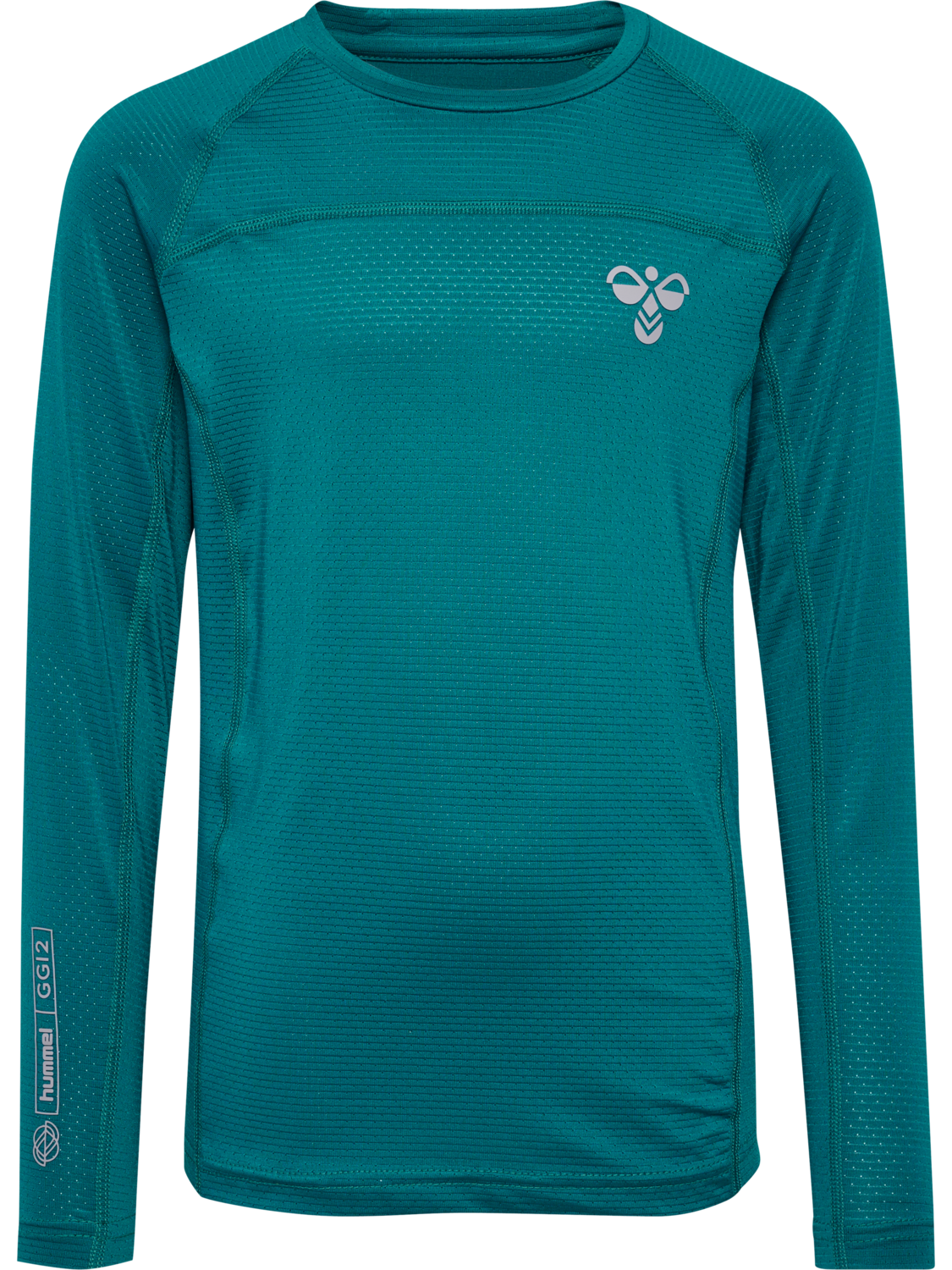 hmlGG12 TRAINING TEE L/S KIDS, DEEP LAGOON, packshot