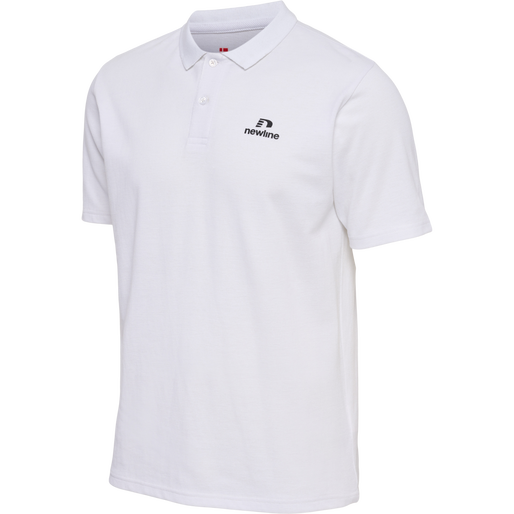 nwlLEA COTTON POLO MEN, WHITE, packshot