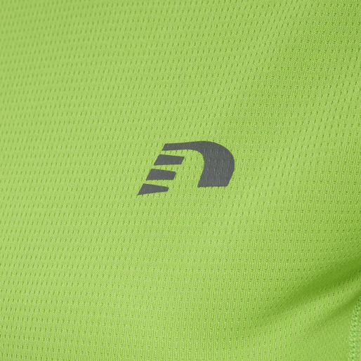 WOMEN CORE RUNNING T-SHIRT L/S, GREEN FLASH, packshot
