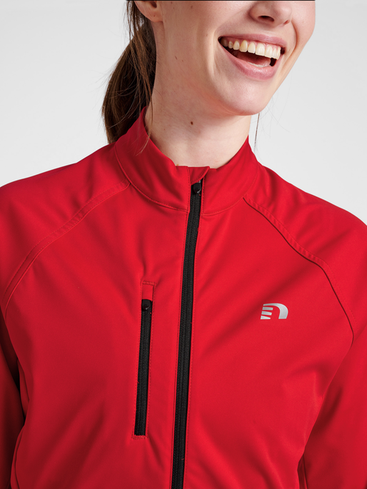 WOMENS CORE BIKE THERMAL JACKET, TANGO RED, model