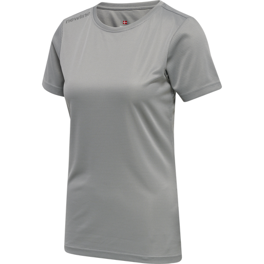 WOMEN CORE FUNCTIONAL T-SHIRT S/S, SHARKSKIN, packshot