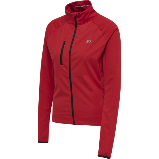 WOMENS CORE BIKE THERMAL JACKET, TANGO RED, packshot