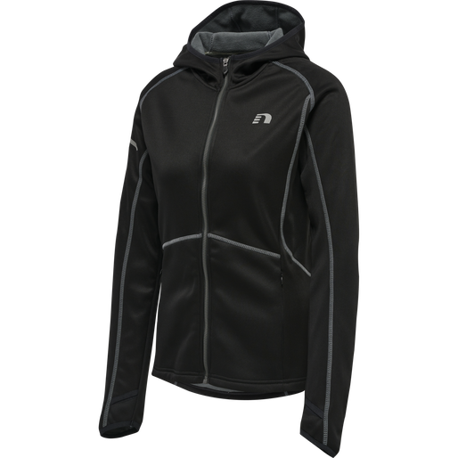 BASE WARM UP JACKET, BLACK, packshot