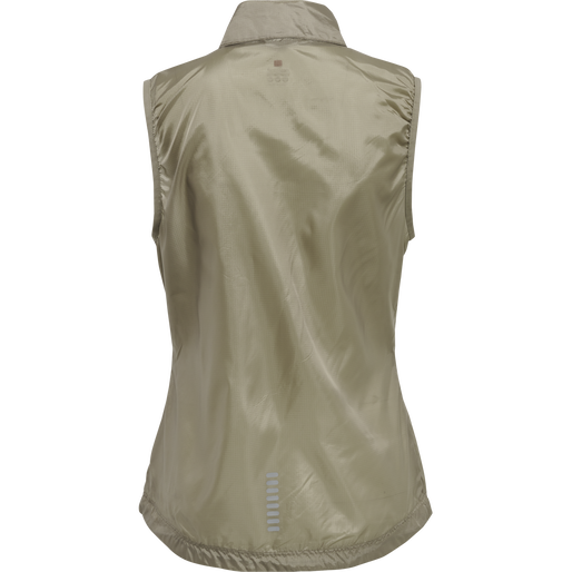 WOMEN PACKABLE TECH GILET, WINTER TWIG, packshot