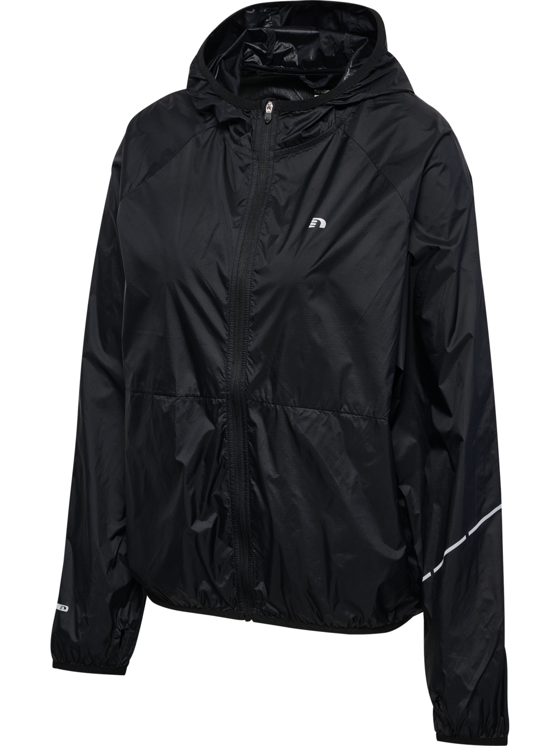 nwlLUNAR W WINDBREAKER, BLACK, packshot