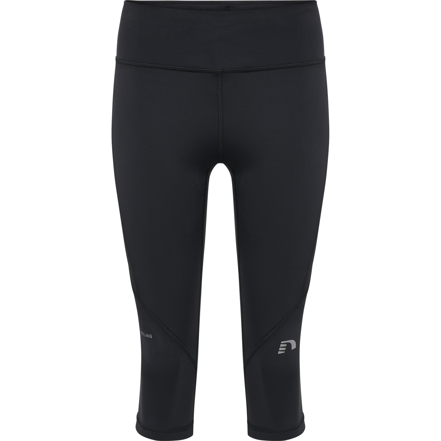 WOMEN HW KNEE TIGHTS, BLACK, packshot