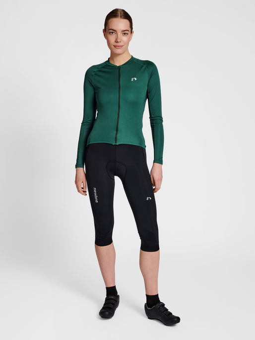 WOMENS CORE BIKE L/S JERSEY, SEA MOSS, model