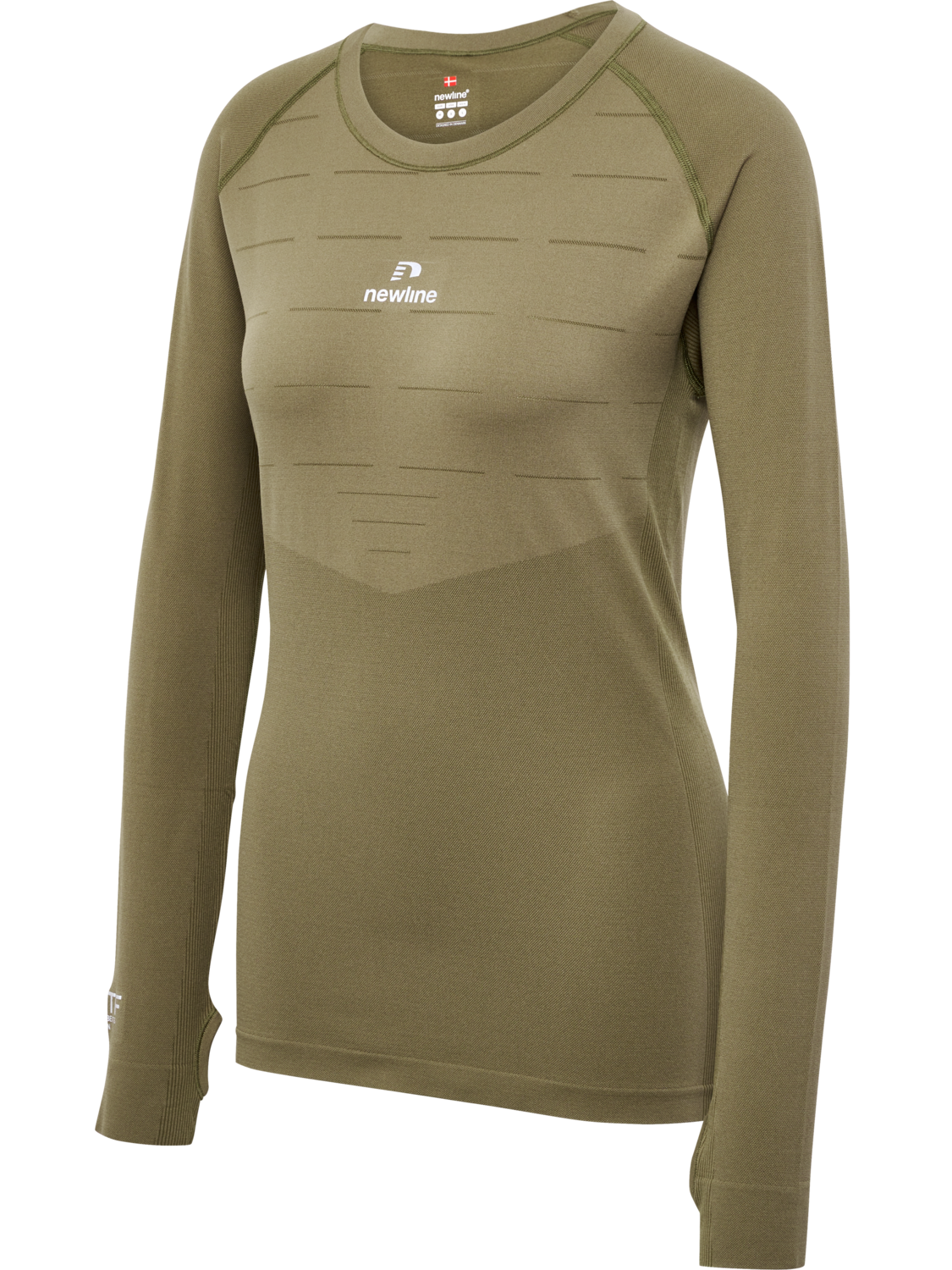 nwlPACE LS SEAMLESS WOMAN, CAPERS, packshot