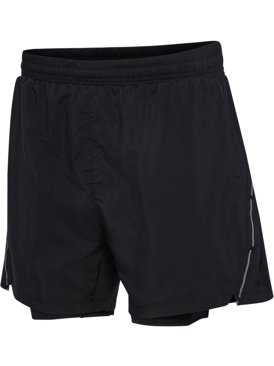 nwlFAST 2IN1 W SHORTS, BLACK, packshot