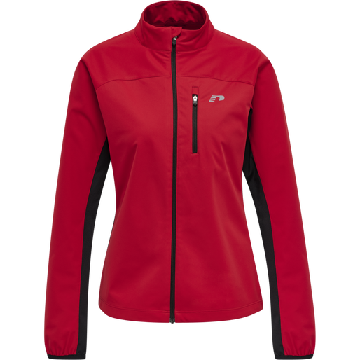 WOMEN CORE CROSS JACKET, TANGO RED, packshot