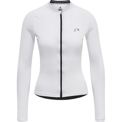 WOMENS CORE BIKE L/S JERSEY, WHITE, packshot