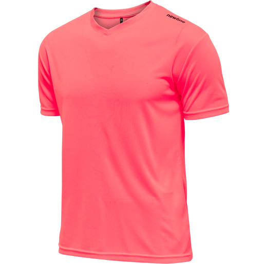 BASE COOL TEE, FLUO PINK, packshot