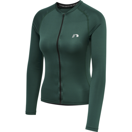 WOMENS CORE BIKE L/S JERSEY, SEA MOSS, packshot