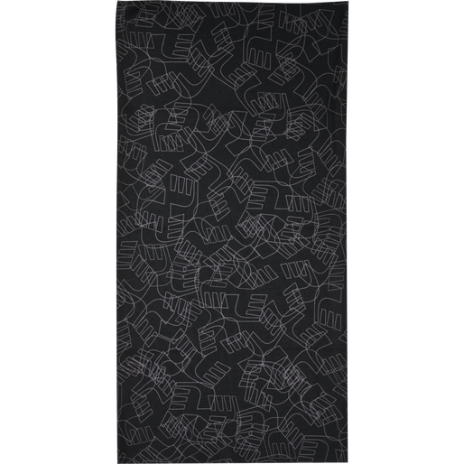 NECKTUBE, BLACK/FIESTA_CAZOO NECKTUBE, BLACK/FIESTA_CAZOO, packshot