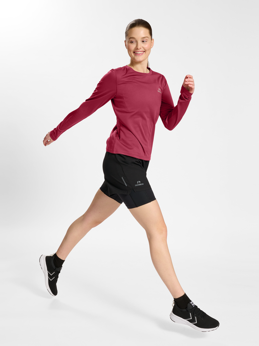 nwlMEMPHIS T-SHIRT L/S WOMAN, DRY ROSE, model