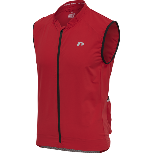 MENS CORE BIKE GILET, TANGO RED, packshot