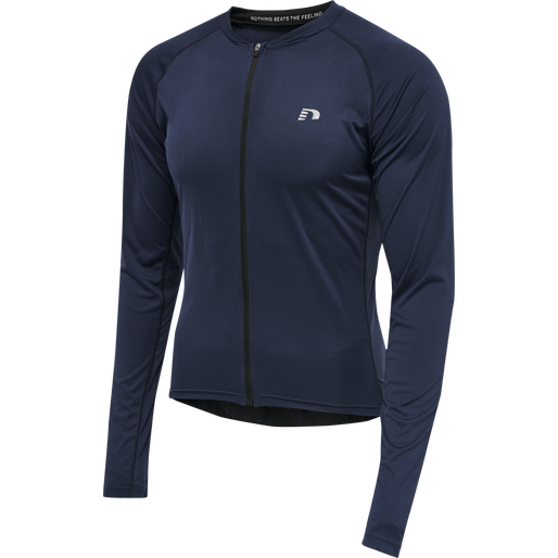 MENS CORE BIKE L/S JERSEY, BLACK IRIS, packshot