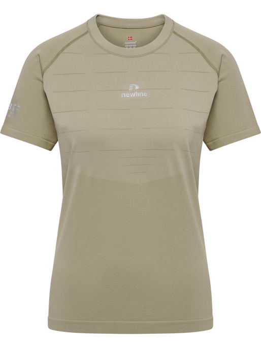 nwlPACE SEAMLESS TEE WOMAN, SILVER SAGE, packshot